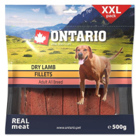 Snack ONTARIO Dog Dry Lamb Fillet 500 g