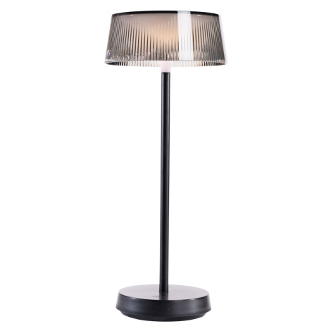 Venkovní stolní lampa černá včetně LED s dotykovým stmívačem IP44 - Sammi Paul Neuhaus