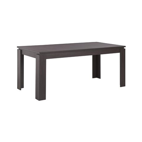 Jídelní stůl 180 x 90 cm tmavé dřevo VITON, 253349 BELIANI