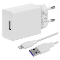 Obal:Me nabíječka USB-A (10W) + USB-A/Lightning kabel (1m) bílá