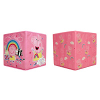 Úložný box, 30 x 30 x 30 cm, 2dílná sada (růžová, Prasátko Peppa)
