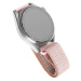 Nylonový řemínek FIXED Nylon Strap pro smartwatch, šířka 20mm, růžová/zlatá