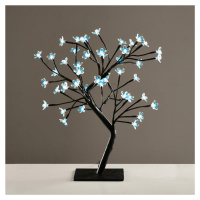 ACA Lighting stromek se silikonovými květy 36 LED 220-240V, modrá, IP20, 45cm, 3m černý kabel X1