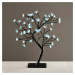ACA Lighting stromek se silikonovými květy 36 LED 220-240V, modrá, IP20, 45cm, 3m černý kabel X1