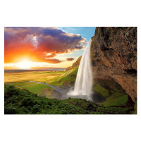 Fotografie Waterfall, Iceland - Seljalandsfoss, TomasSereda, 40 × 26.7 cm