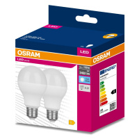 2PAK LED žárovka LED E27 A60 19W = 150W 2452lm 4000K Neutrální 200° OSRAM VALUE