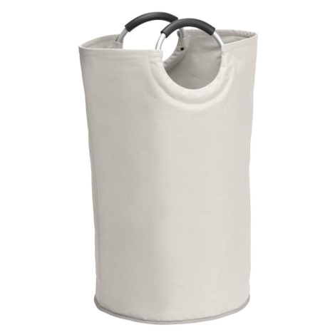 WENKO 3440001100 - Koš na prádlo STONE 38x72 cm béžová/stříbrná/černá 3440001100
