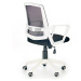 Kancelářská židle OSCUT černá/bílá