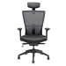 Kancelářská židle na kolečkách Office More MERENS SP – s područkami a opěrkou hlavy Zelená BI 20
