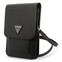 Guess Bag GUWBSATMBK black Saffiano Triangle (GUWBSATMBK)