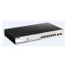 D-Link DGS-1210-10MP 10-port Gigabit Smart+ PoE Switch, 8x GbE PoE+, 2x SFP, PoE 130W, fanless