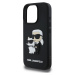 Zadní kryt Karl Lagerfeld 3D Rubber Karl and Choupette pro Apple iPhone 16 Pro Max, black