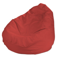 Dekoria Náhradní potah na sedací vak, červená, pro sedací vak Ø60 x 105 cm, Loneta, 133-43
