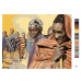 Malování podle čísel - AFRIKA DOMORODCI (D. RUSTY RUST) Rozměr: 80x100 cm, Rámování: bez rámu a 