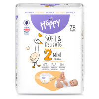 BELLA HAPPY Baby Pleny jednorázové Mini 3-6 kg Big Pack 78 ks