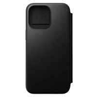 Pouzdro Nomad Modern Leather Folio, black - iPhone 15 Pro Max (NM01632085)