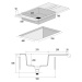 Concept Granitový dřez s odkapem DG10N50be Nobles BÉŽOVÝ