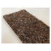 AKCE: 137x232 cm Metrážový koberec Santana 80 hnědá s podkladem resine, zátěžový - Bez obšití cm