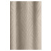 Dekorační závěs s řasící páskou LEAF TAPE béžová 140x250 cm (cena za 1 kus) MyBestHome