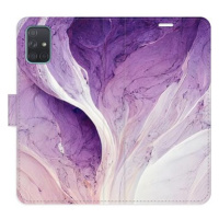 iSaprio Flip pouzdro Purple Paint pro Samsung Galaxy A71