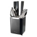 Černý stojan na příbory Vialli Design Cutlery