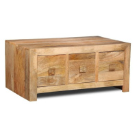 indickynabytek.cz - Konferenční stolek Hina se šuplíky 90x40x60 z mangového dřeva