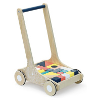 Vilac Dřevěný vozík s barevnými kostkami Canopée
