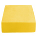 Luc Prostěradlo Froté Classic s gumkou – žluté 160 x 70 cm
