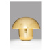 KARE Design Stolní lampa Mushroom - mosaz
