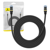 Kabel  Baseus Braided network cable cat.7 Ethernet RJ45, 10Gbps, 3m (black)