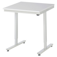RAU Psací stůl s elektrickým přestavováním výšky, ESD melaminová deska, výška 720 - 1120 mm, š x