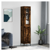 vidaXL Skříň highboard kouřový dub 34,5 x 34 x 180 cm kompozitní dřevo