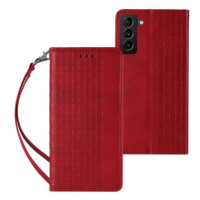 Magnet Case elegantní knížkové pouzdro s poutkem na Samsung Galaxy S23 PLUS 5G Red