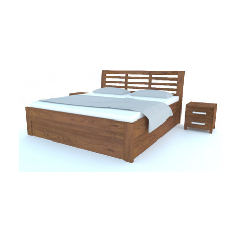 Postelia GABRIELA Buk postel s úložným prostorem 180x200cm