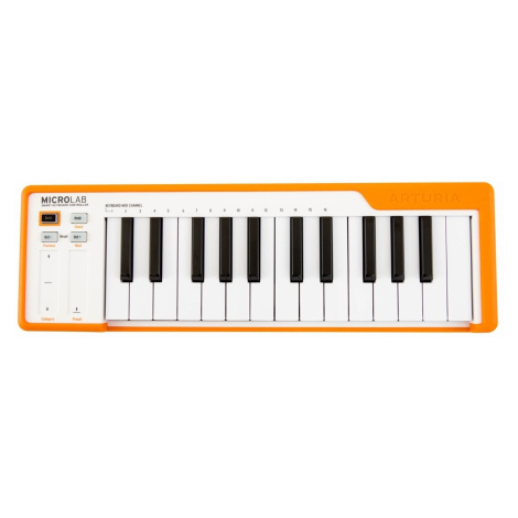 Arturia Microlab MIDI keyboard Orange