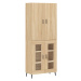 vidaXL Skříň highboard dub sonoma 69,5 x 34 x 180 cm kompozitní dřevo