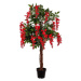 PLANTASIA 91595 Umělý strom, 120 cm, Wisteria červená