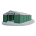 Garážový stan 6x8x3,5m střecha PVC 560g/m2 boky PVC 500g/m2 konstrukce ZIMA Zelená Zelená Šedé,G