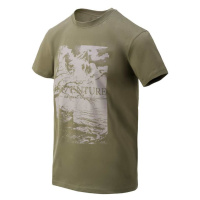 Helikon-Tex® Tričko Helikon T-Shirt (Adventure Is Out There) - Olive Green Velikost: XXL