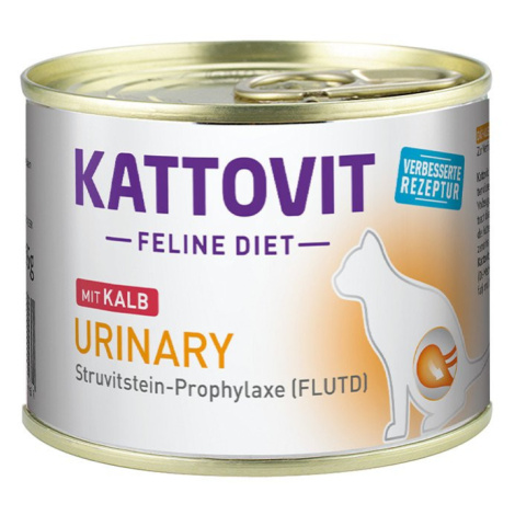Kattovit Feline Diet Urinary, Telecí 12 × 185 g