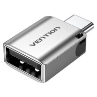 Vention USB-C (M) to USB 3.0 (F) OTG Adapter Gray Aluminum Alloy Type