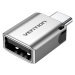 Vention USB-C (M) to USB 3.0 (F) OTG Adapter Gray Aluminum Alloy Type