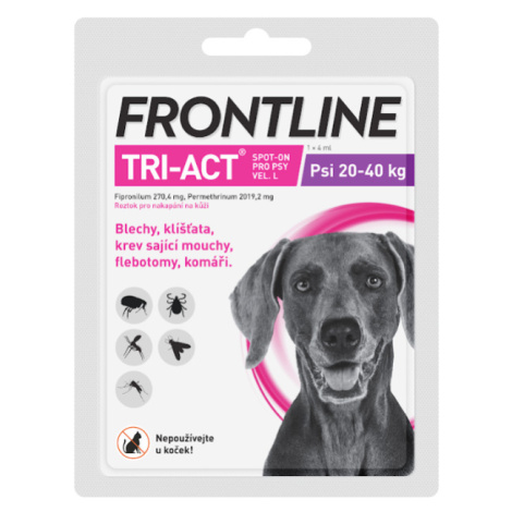 Frontline Tri-Act psi 20-40 kg spot-on 4 ml