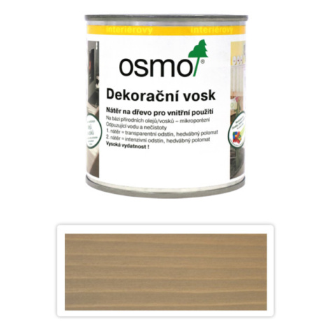 OSMO Dekorační vosk intenzivní odstíny 0,375l  Šedobéžová 3132