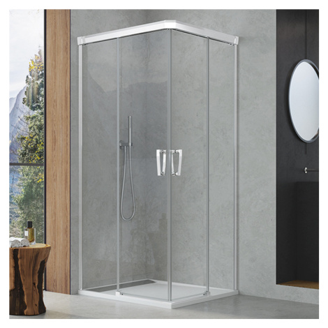 SanSwiss Ronal CADURA 70 cm pravé sprchové dveře sklo Transparent CAE2D0705007