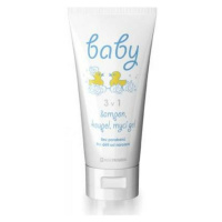 Baby 3 v1 šampón, koupel, mycí gel 200 ml