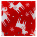 Vánoční polštář RUDOLPHINO červená, 40x40 cm, mikrovlákno Varianta: Povlak na polštář, 40x40 cm