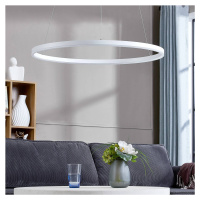 Arcchio Závěsné svítidlo Arcchio Albiona LED, bílé, 80 cm