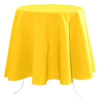 Kulatý ubrus na stůl NELSON žlutá, Ø 180 cm France