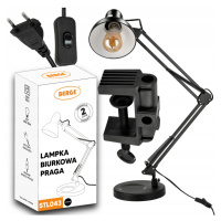 Stolní lampa XL Praga 1xE27 LED černá